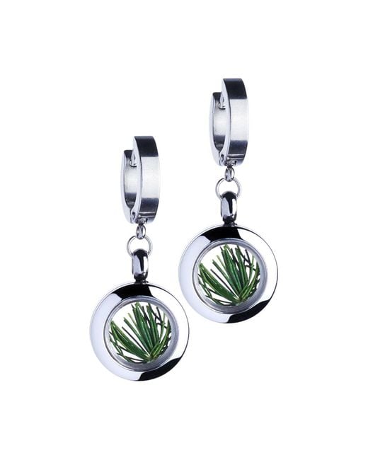 My Little Nature Green Dangle Earrings