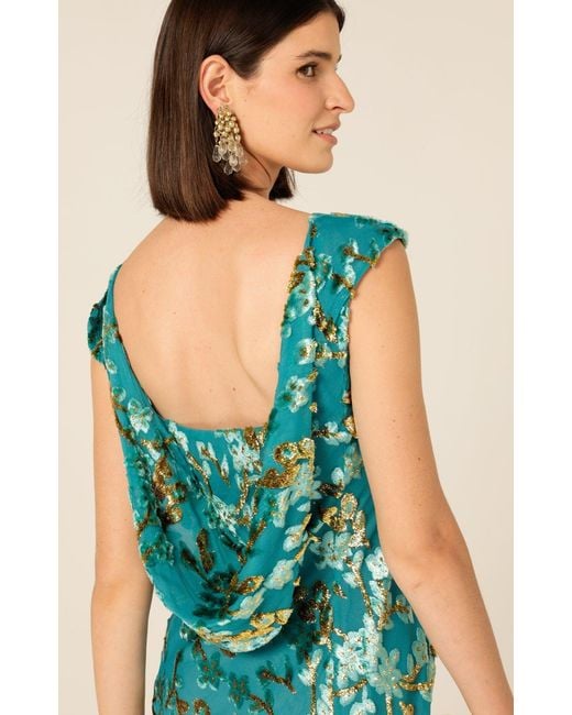 SACHA DRAKE Green Heavenly Heights Maxi Dress