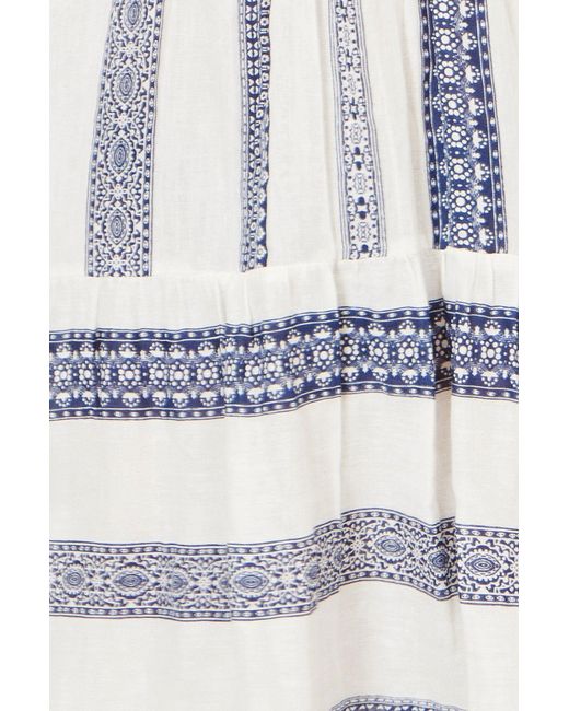 Yumi' Blue Cotton Stripe Tunic