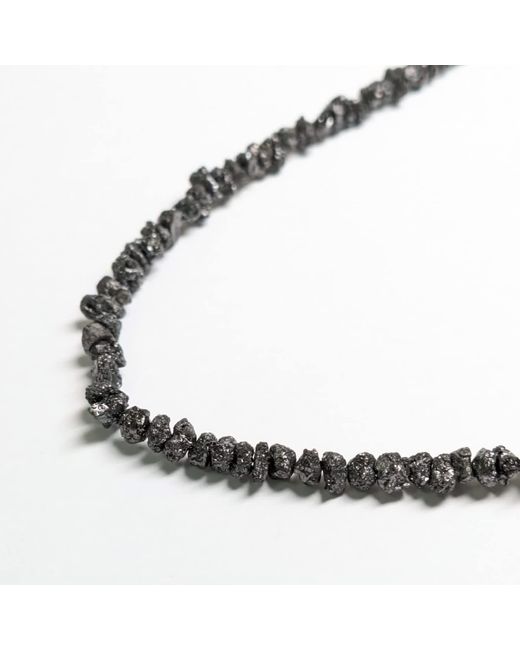 Rahul's Jewels Brown 16"-19" Adjustable Length Genuine Diamond Rough Strand Necklace