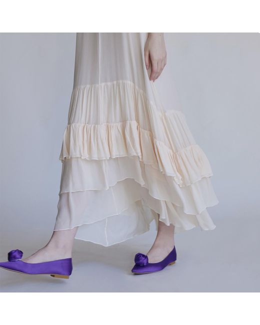 Belsize25 Natural Layers Dress – Pure Mulberry Silk Halterneck Dress