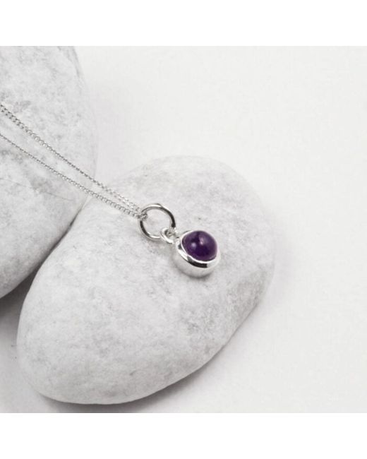 The Jewellery Store London White February Birthstone Jewellery Set With Amethyst