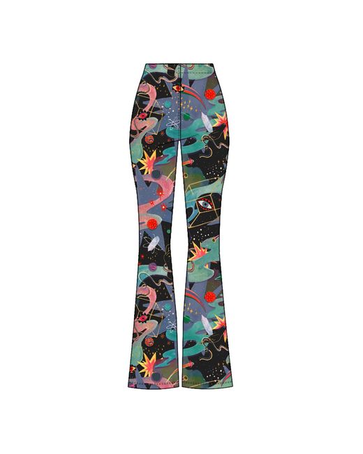 Pitaya Yoga Blue Door Of The Cosmos Flared Pants