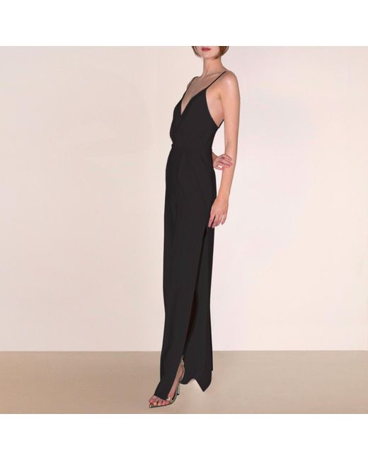 Angelika Jozefczyk Black Marbella Pantsuit