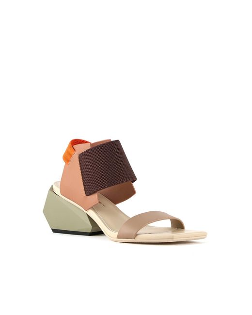 United Nude Brown Neutrals Ricky Sandal Mid