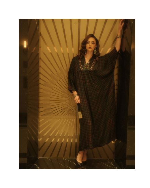 Sr by Sonali Raman Green Lola Dk. Kaftan