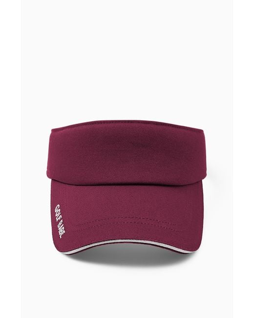 Victoria Paulsen Purple Golf Babe Visor