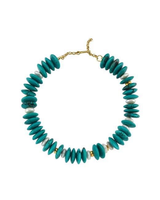 LINYA JEWELLERY Green Nysa Large Necklace