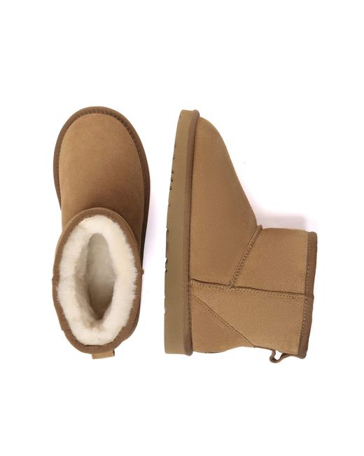 EverAu Australia Brown Ostrich Leather Short Boots