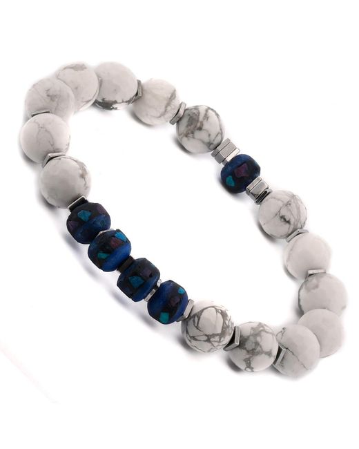 Ebru Jewelry Metallic Spiritual Beaded & Energy Bracelet for men