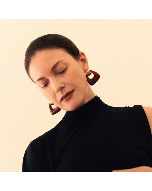 Retro Chic Metallic Ostuni Earrings
