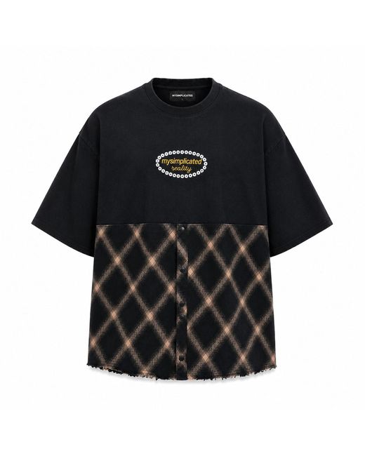 mysimplicated Black Atelier Hybrid Shirt for men
