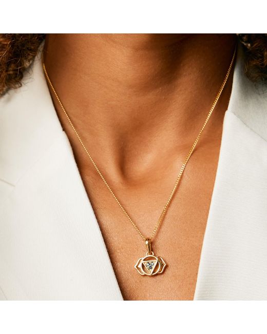 Charlotte's Web Jewellery Metallic Third Eye Chakra Vermeil Necklace