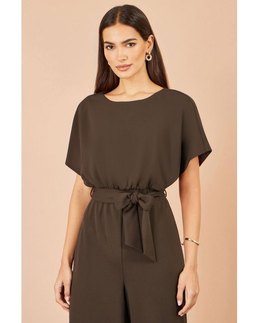 Yumi' Green Batwing Stretch Jumpsuit