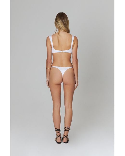Bianca Resortwear White Lola Bikini Top