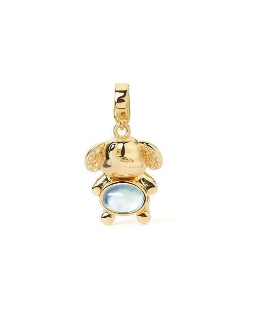 Freqnc Atelier Metallic Mini Elephant Charm