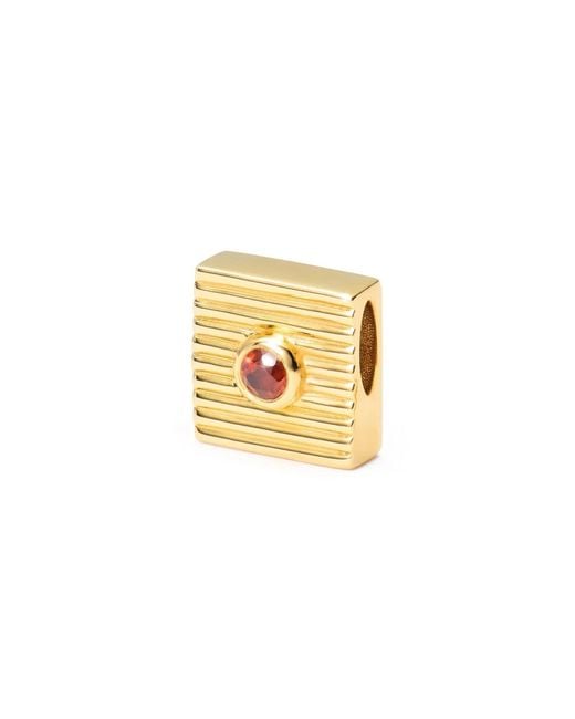 Kouree Metallic 'Braver Than You Think' Necklace Pendant Charm