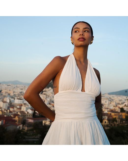 The Etta Collection White Acropolis Dress