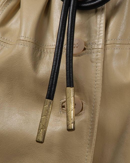 GYUNIA Black Nodo Belt Bronze