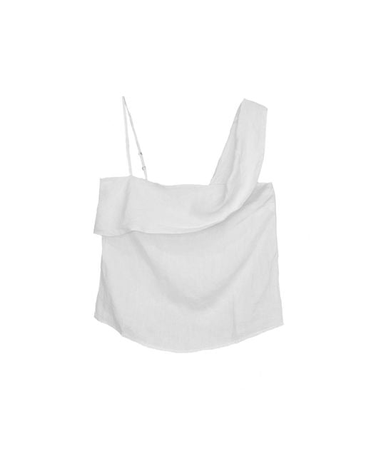 REISTOR White The Wandering Wave Hemp Shirt
