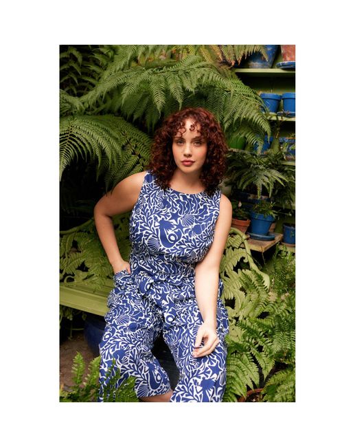 Emily and Fin Blue Lula Call Of The Ocean Jumpsuit
