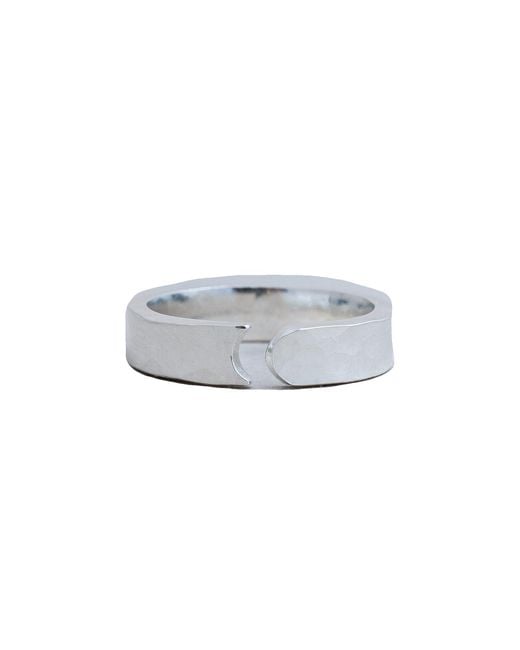 Kate Koel Gray Open Bold Stacking Ring