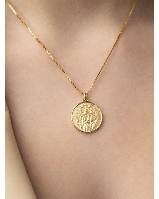 Vermaye Switzerland Metallic Circe Necklace Vermeil Boxchain