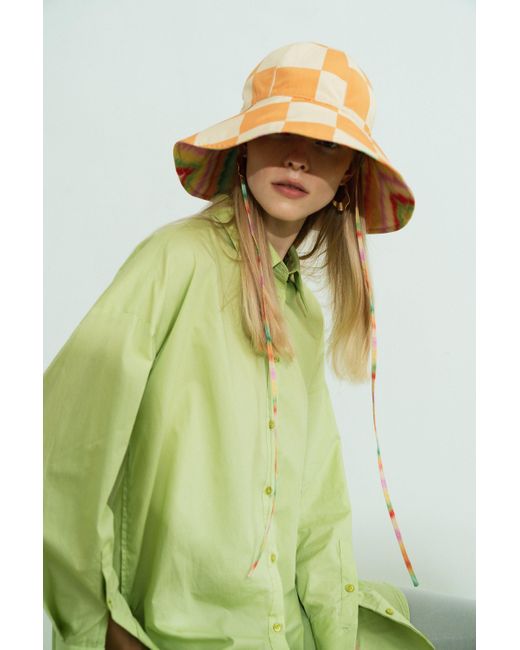 Lost Pattern Multicolor Day Dream Reversible Sun Hat