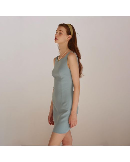 Belsize25 Blue Oto Series – Office To Off-Duty Mini Dress