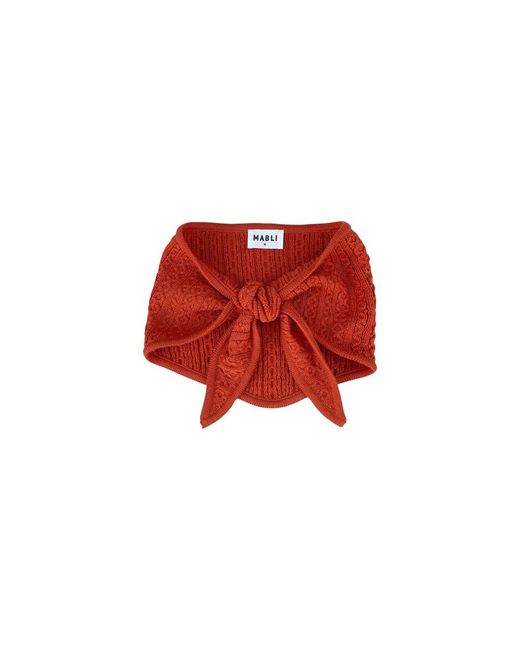 Mabli Red Tonnog Necktie