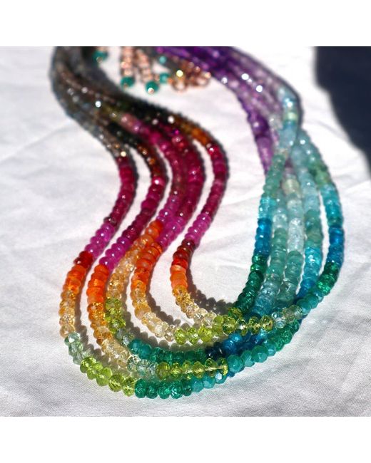 Mineralgems•Studio Multicolor Choker With Precious Gemstones For Him for men