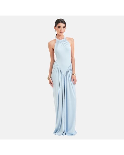 OW Collection Blue Lysa Baby Maxi Dress