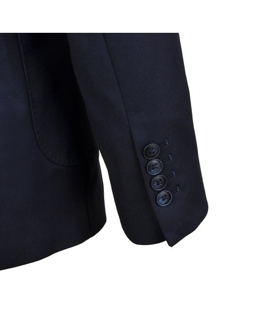 DAVID WEJ Blue Ashford Relaxed Single Breasted Blazer for men