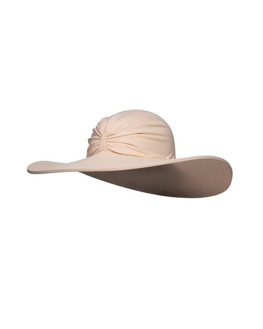 Kalani Sunwear Black Neutrals Bahamas Uv Sun Hat Nude