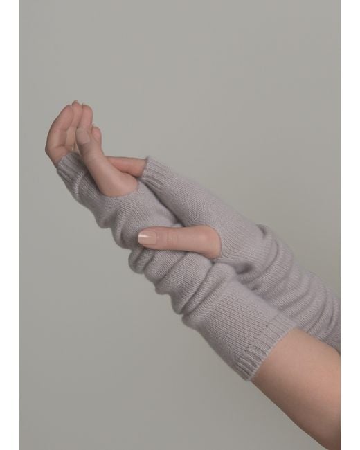 Fiora Muse Purple Cashmere Arm Warmers
