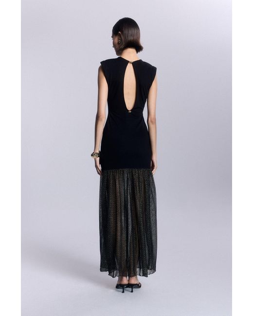 No'design Black Angelina Backless Long Dress