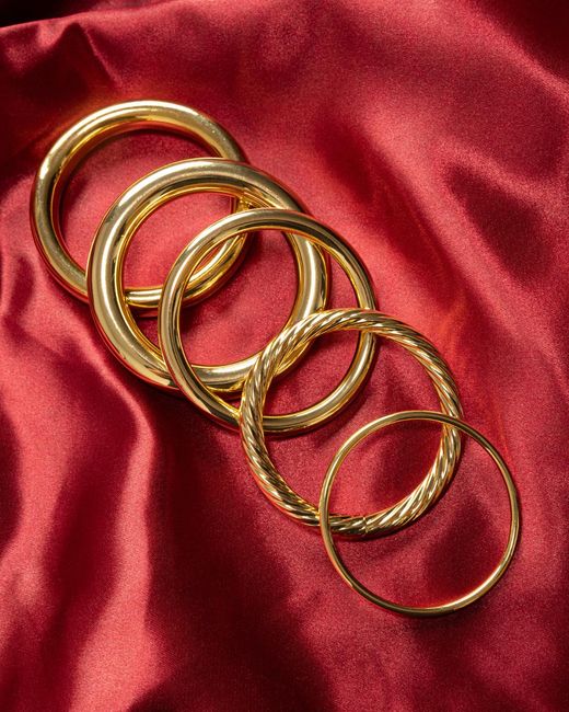 Argento Vivo Metallic Whitney Bangle
