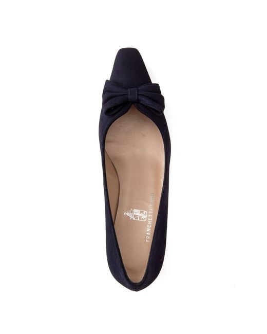 Franchetti Bond Blue Giada Suede Heel