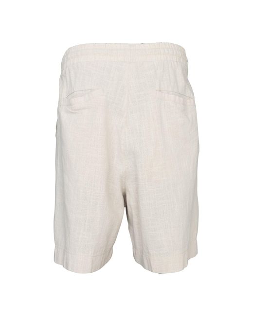 Monique Store Gray Linen Shorts for men