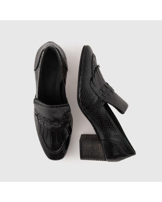 Mariano Shoes Black Mouraria Pump Snake Effect