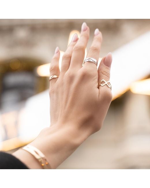 Gallery Metallic Élance Ring