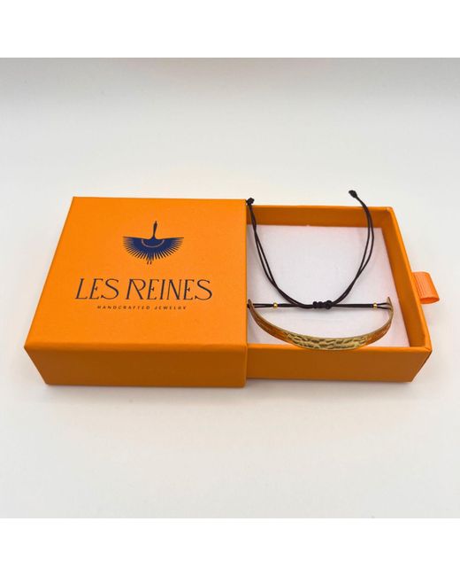 Les Reines Metallic Umber Elegance