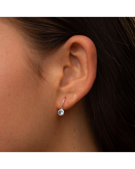 Dower & Hall Blue Topaz Dewdrop Earrings