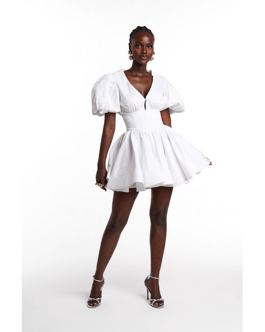 Ofuure White Delilah Mini Dress