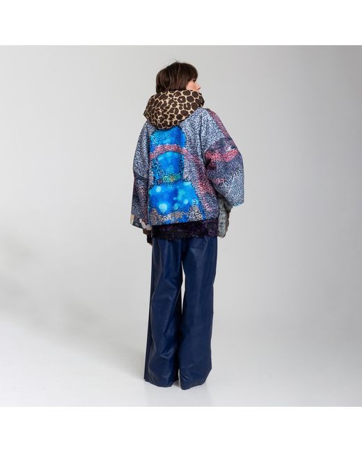 ARTISTA Blue Tara Printed Jacket