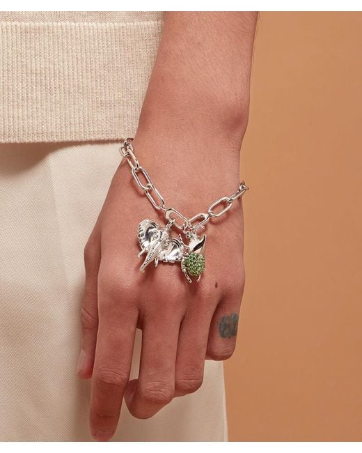 Onia Metallic Bold Clip Bracelet