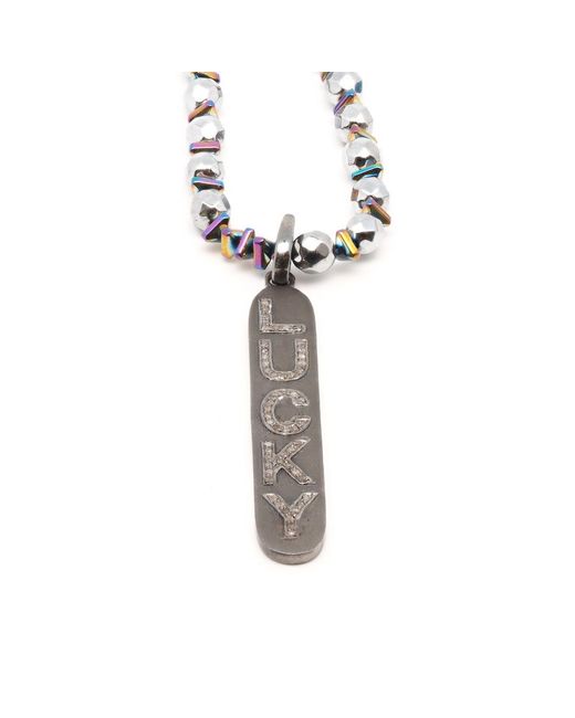 Ebru Jewelry Metallic Light Of Luck Diamond Necklace