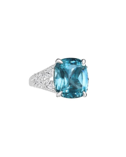 Arte Madrid Blue Gemma Cathedral Ring