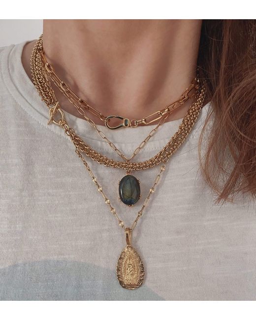 IN CAUDA VENENUM Metallic Kali Necklace