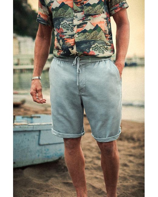 &SONS Trading Co Blue Orta Bermuda Shorts Sky for men